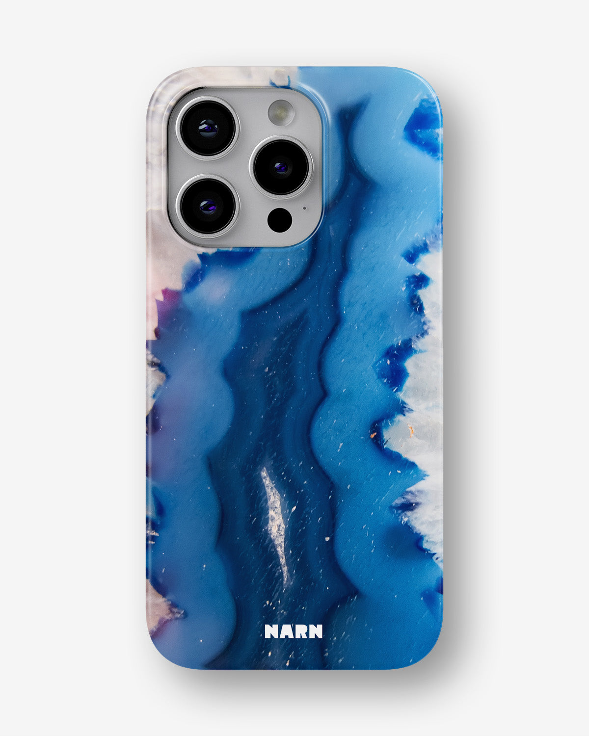 iPhone 15 Pro Slim Case - Blue Agate - View 1