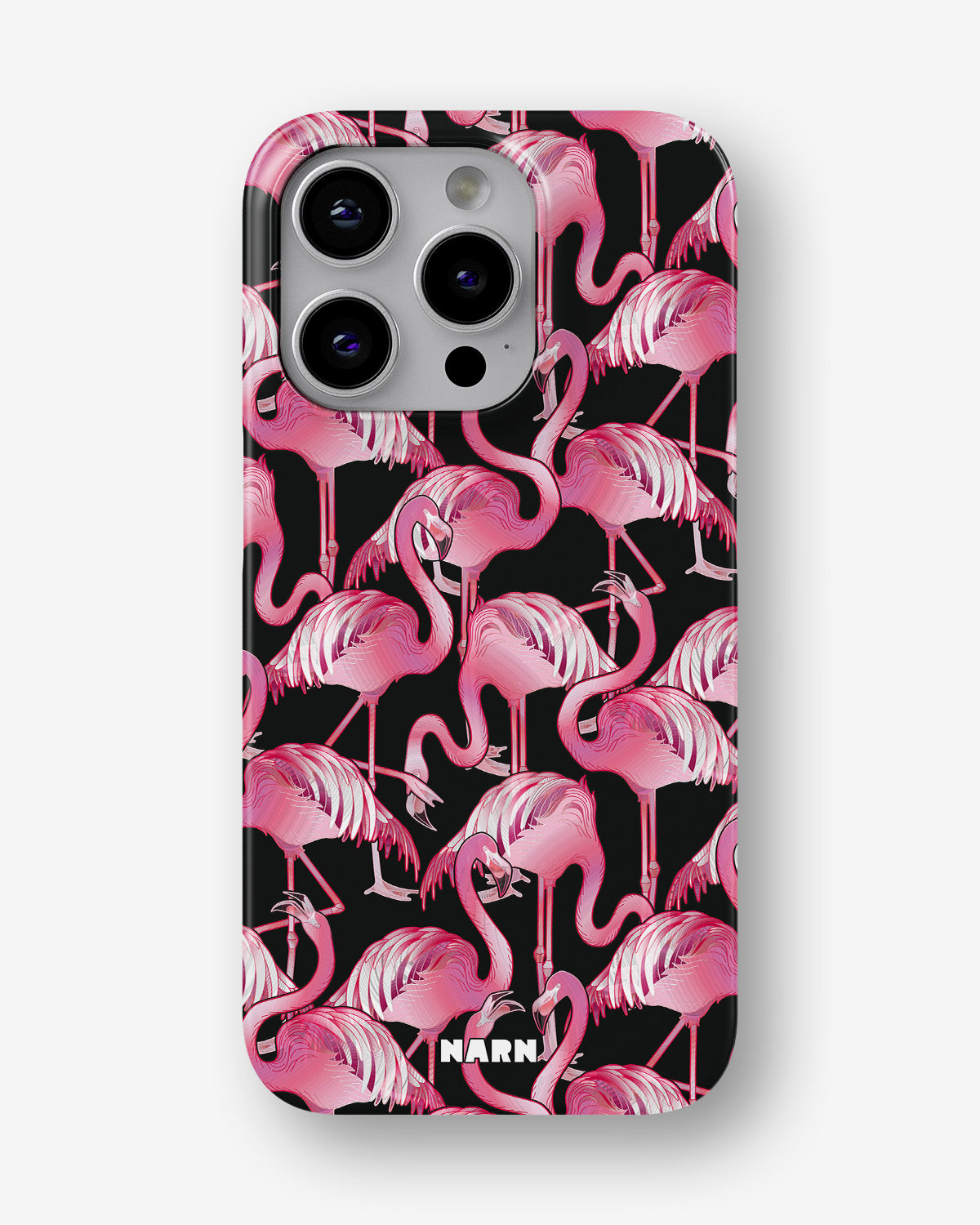 iPhone 15 Pro Slim Case - Flamingos - View 1