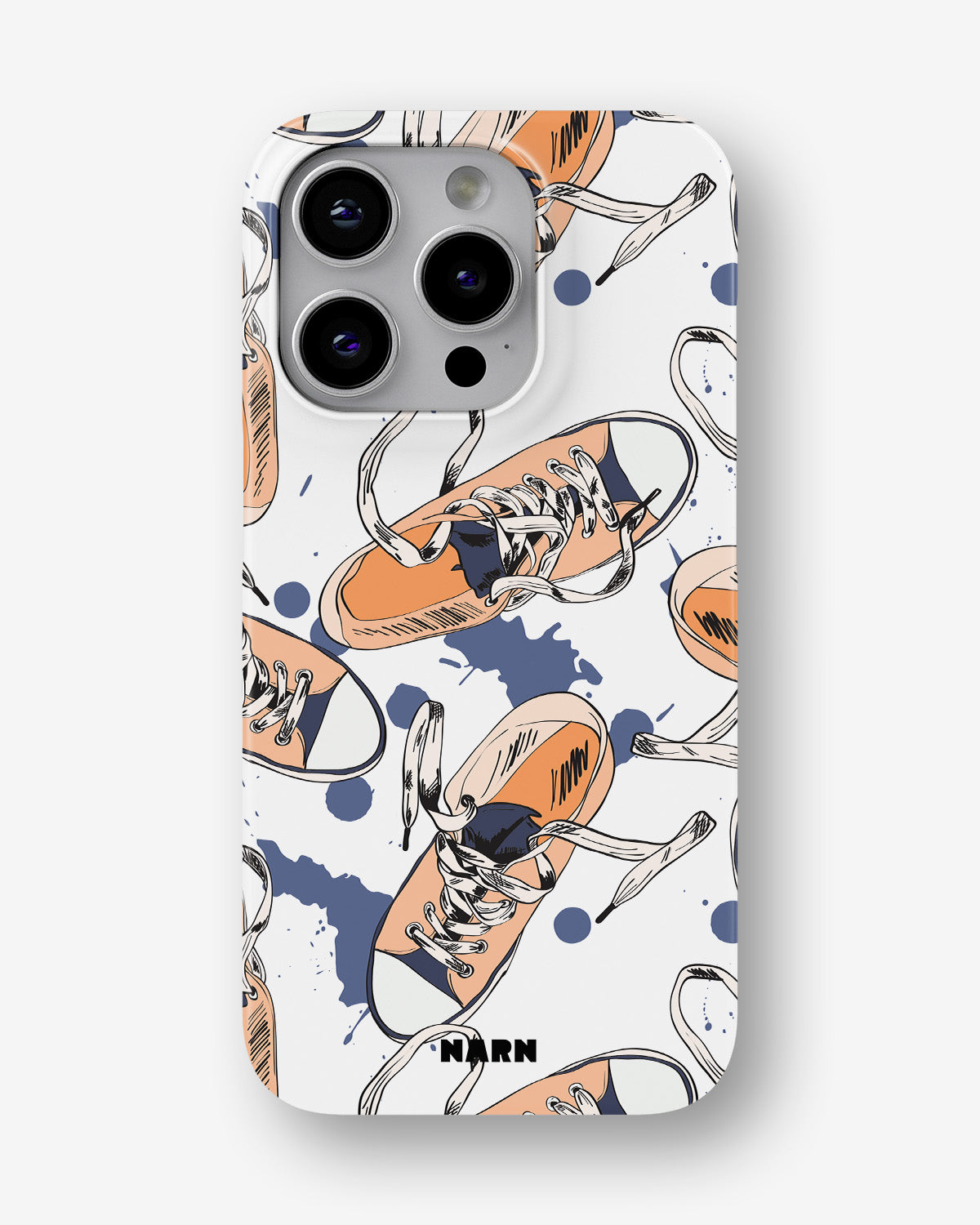 iPhone 15 Pro Slim Case - Apricot Sneakers - View 1