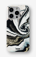 iPhone 15 Pro Slim Case - Golden Swirl - View 1