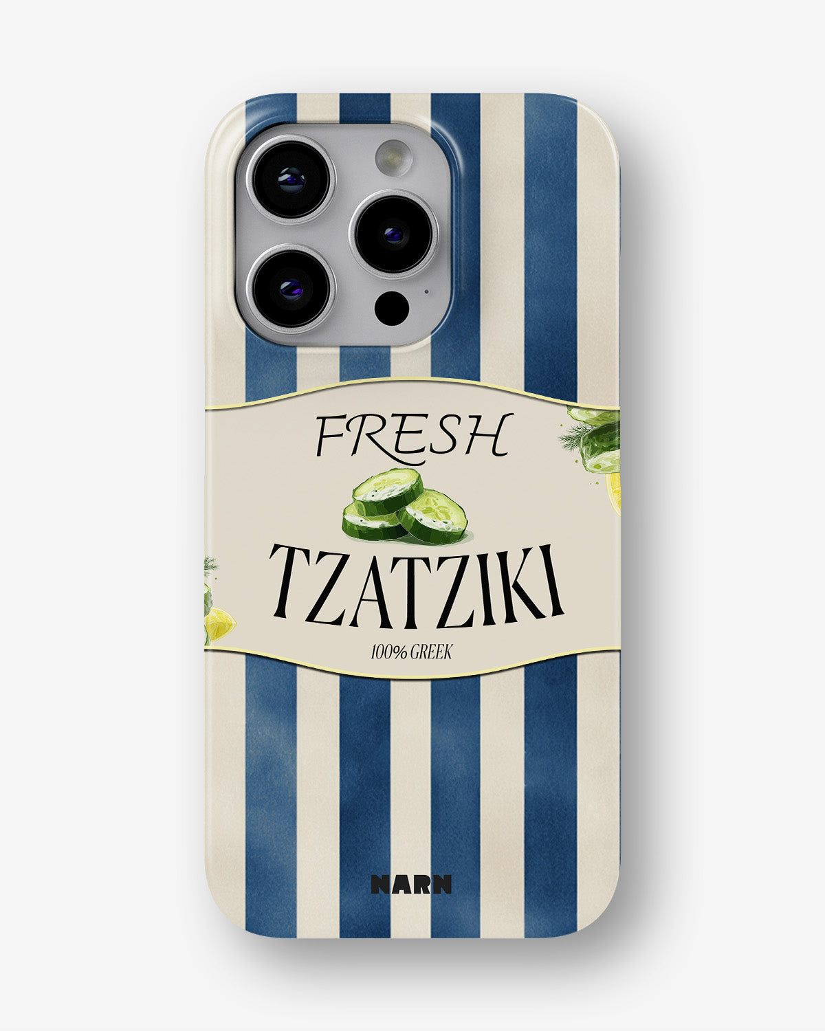 iPhone 15 Pro Slim Case - Greek Blues - View 1