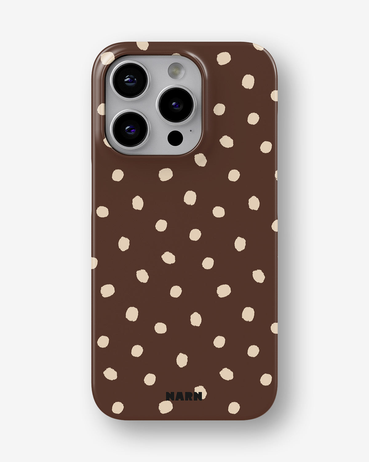 iPhone 15 Pro Slim Case - Choco Dots - View 1