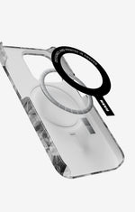 iPhone 15 Pro Slim Case - Grey Crystals - View 2