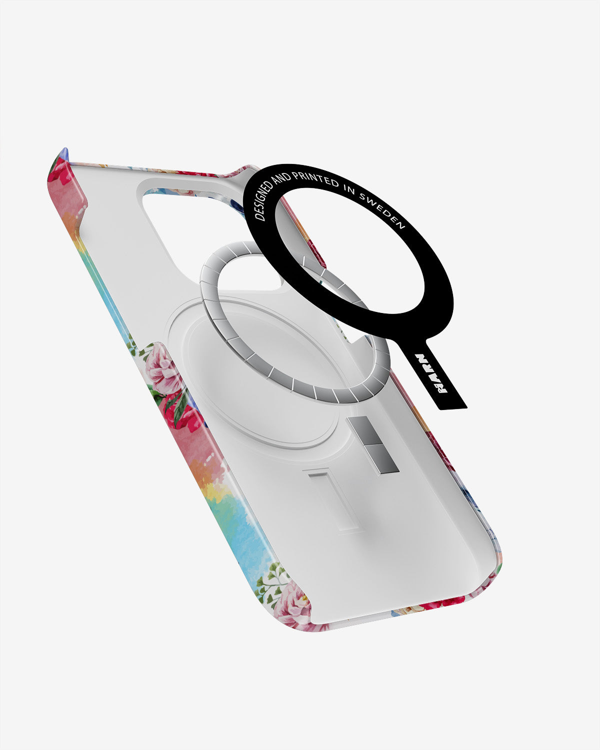 iPhone 15 Pro Slim Case - Flowered Skulls - View 2