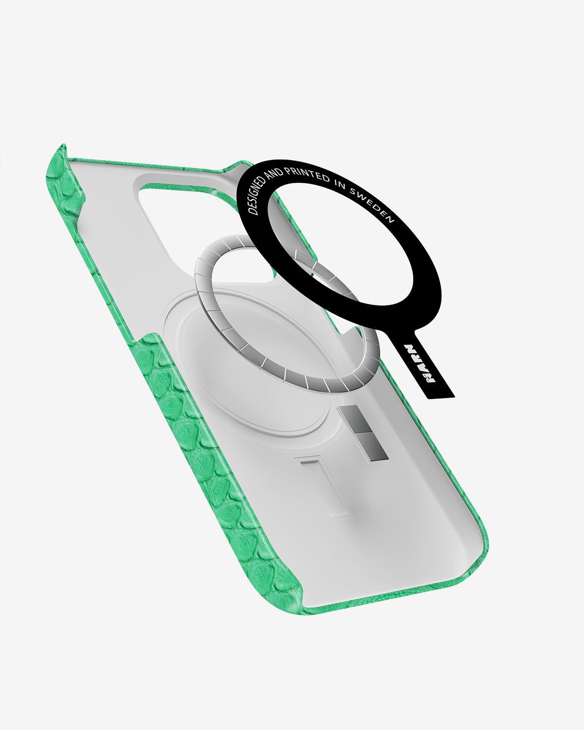 iPhone 15 Pro Slim Case - Turquoise Snake - View 2