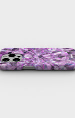 iPhone 15 Pro Slim Case - Lavender Crystals - View 3
