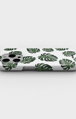 iPhone 15 Pro Slim Case - Monstera Pattern - View 3