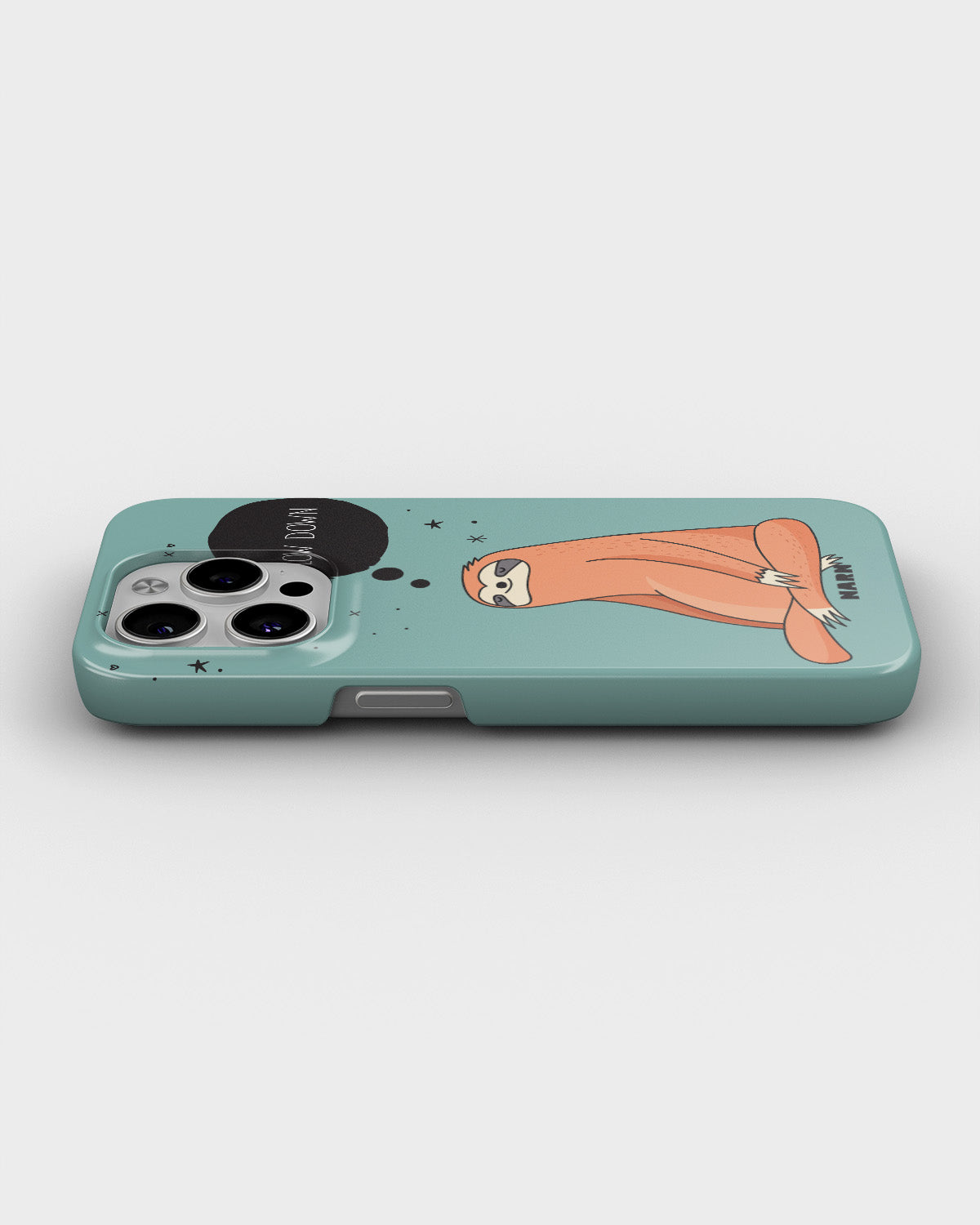 iPhone 15 Pro Slim Case - Slow Down Sloth - View 3
