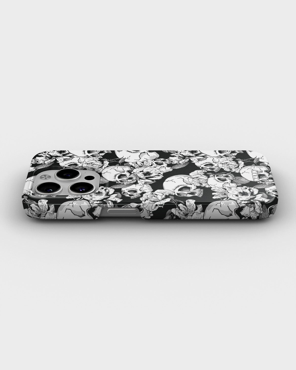 iPhone 15 Pro Slim Case - Skull Garden - View 3