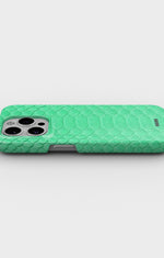 iPhone 15 Pro Slim Case - Turquoise Snake - View 3