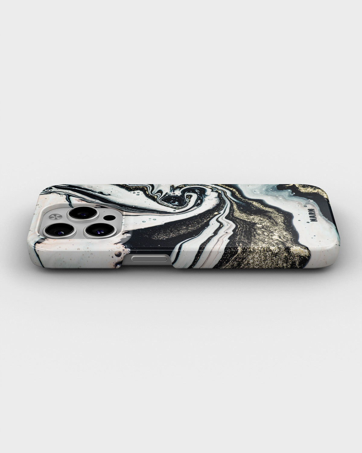iPhone 15 Pro Slim Case - Golden Swirl - View 3