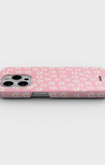 iPhone 15 Pro Slim Case - Pink Daisy - View 3