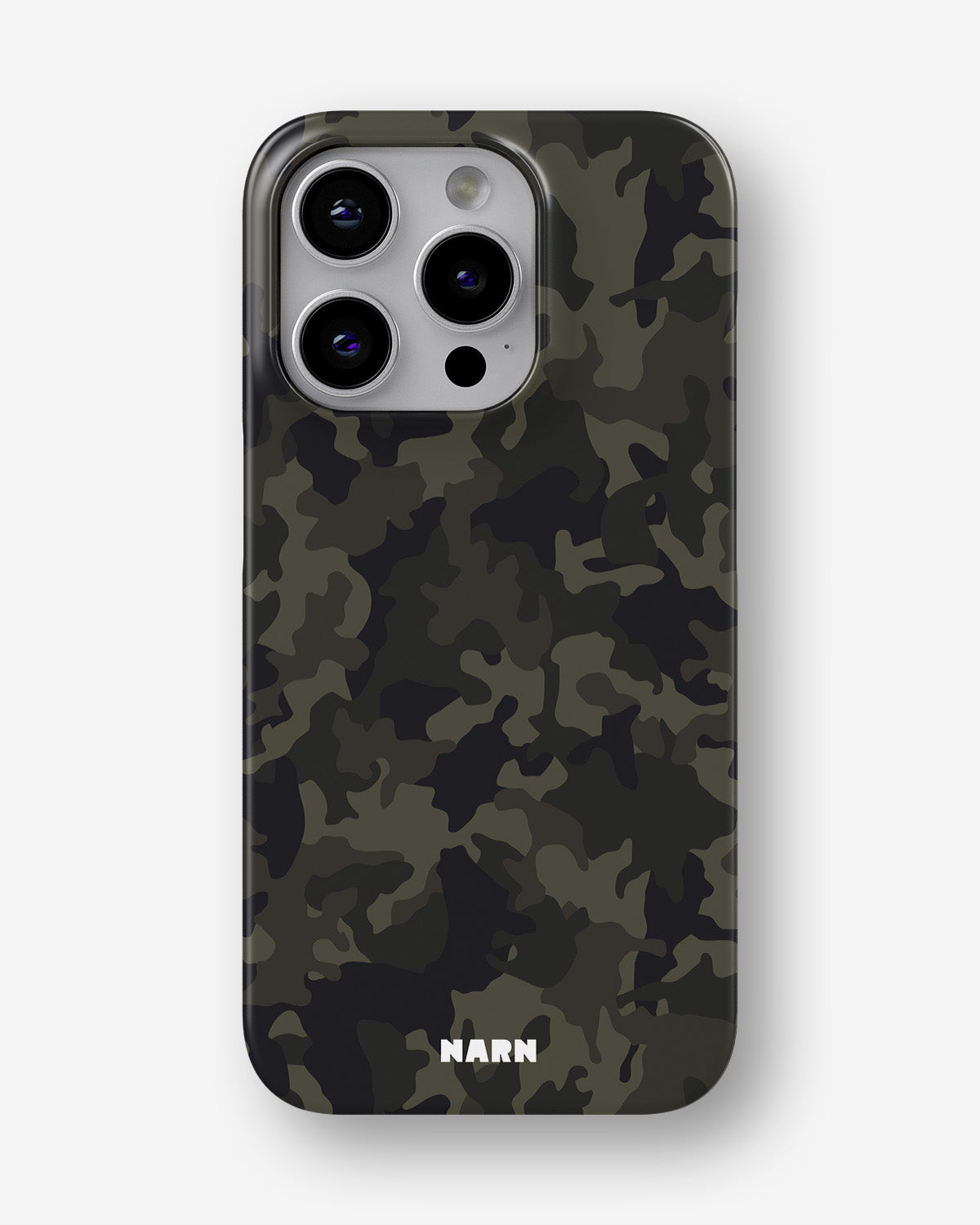 iPhone 15 Pro Max Slim Case - Jungle Green Camo - View 1