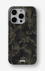 iPhone 15 Pro Max Slim Case - Jungle Green Camo - View 1