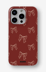 iPhone 15 Pro Max Slim Case - Cherry Bows - View 1