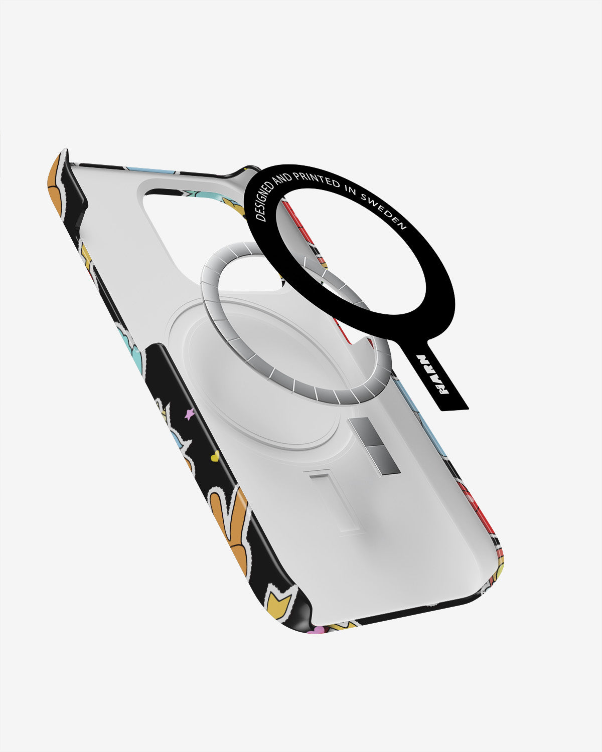 iPhone 15 Pro Max Slim Case - Cute Stickers - View 2