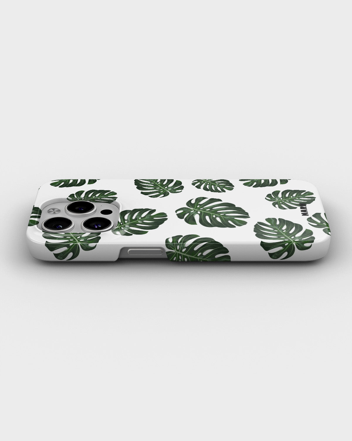 iPhone 15 Pro Max Slim Case - Monstera Pattern - View 3