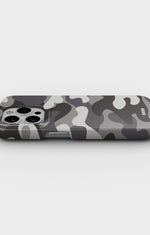 iPhone 15 Pro Max Slim Case - Grey Camo - View 3