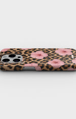 iPhone 15 Pro Max Slim Case - Leopard Flower - View 3