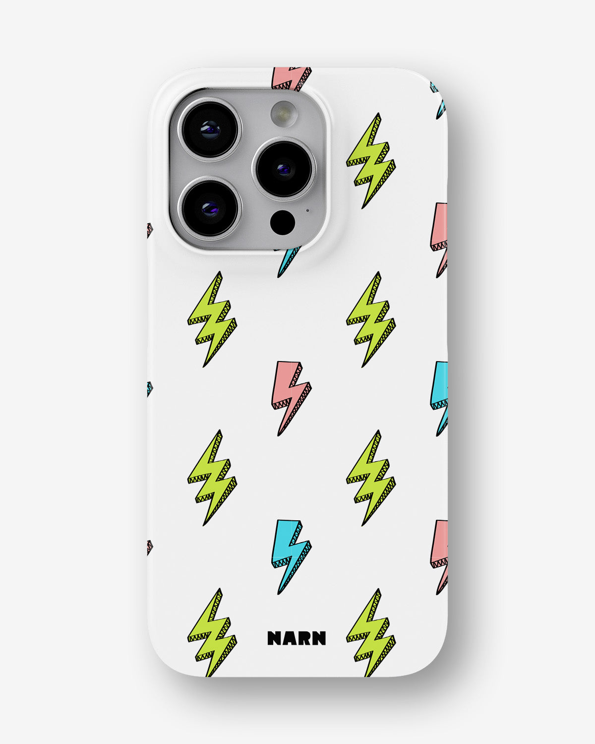 iPhone 14 Pro Max Slim Case - Lightning Bolts - View 1