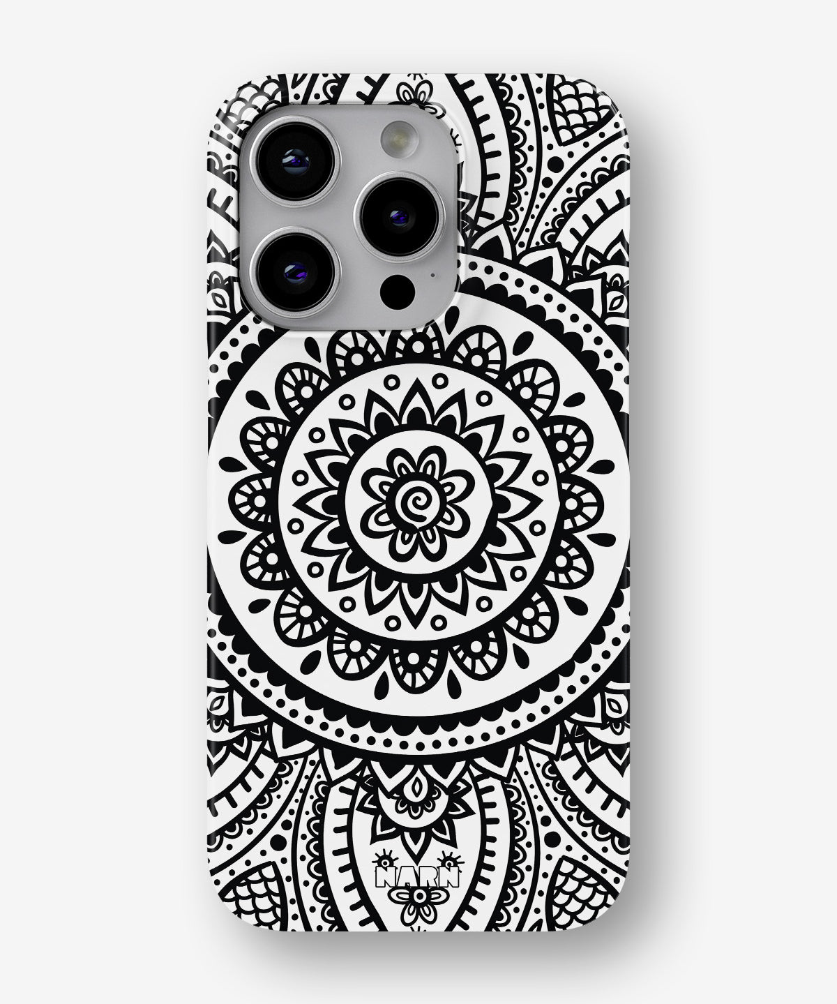 iPhone 14 Pro Max Slim Case - Henna Mandala - View 1