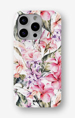 iPhone 14 Pro Max Slim Case - Watercolor Flowers - View 1