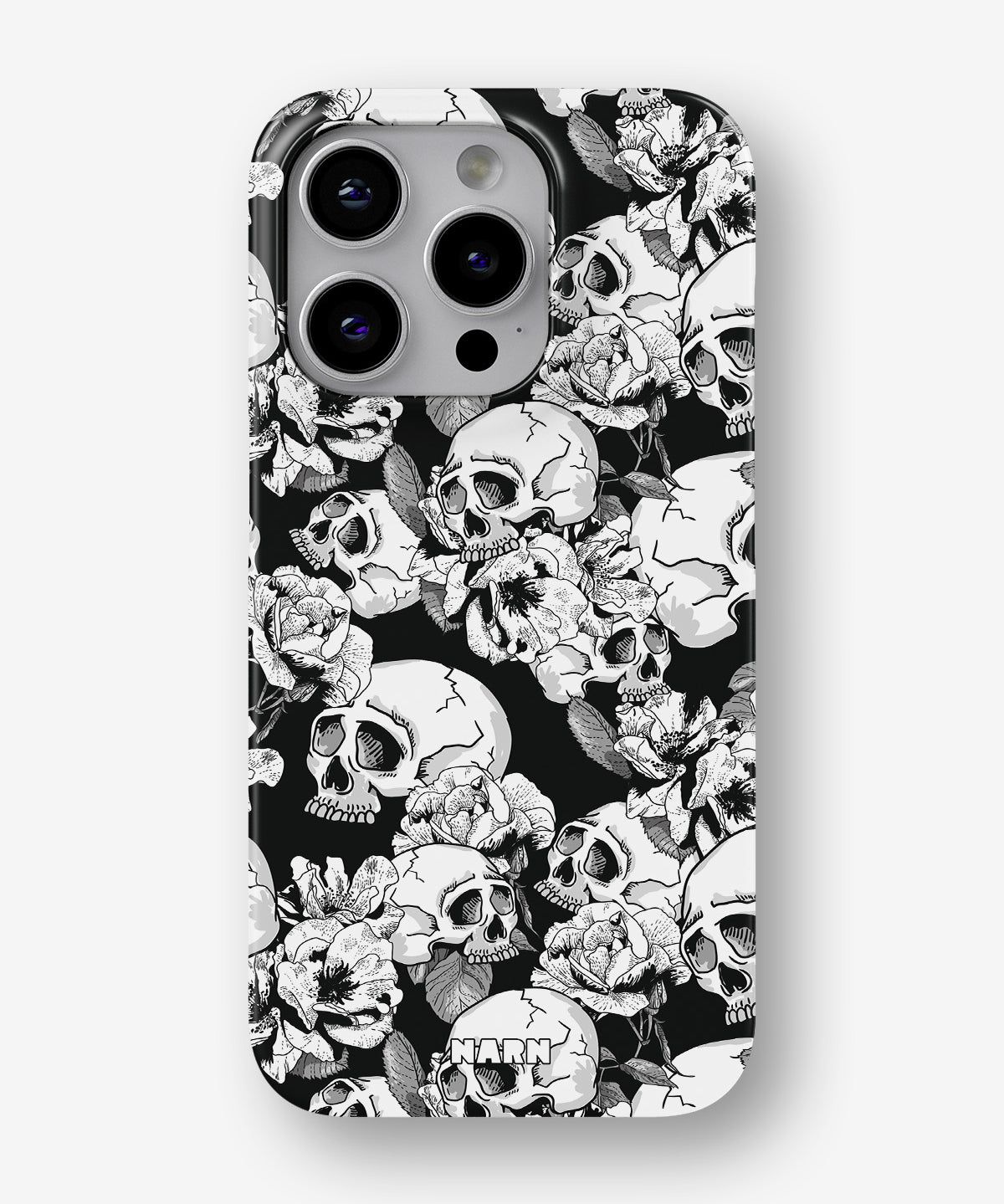 iPhone 14 Pro Max Slim Case - Skull Garden - View 1
