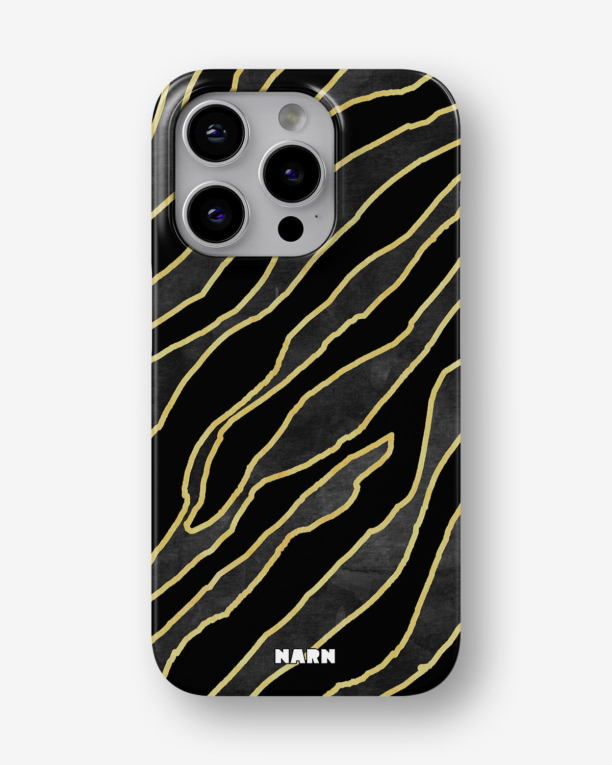 iPhone 14 Pro Max Slim Case - Golden Zebra - View 1