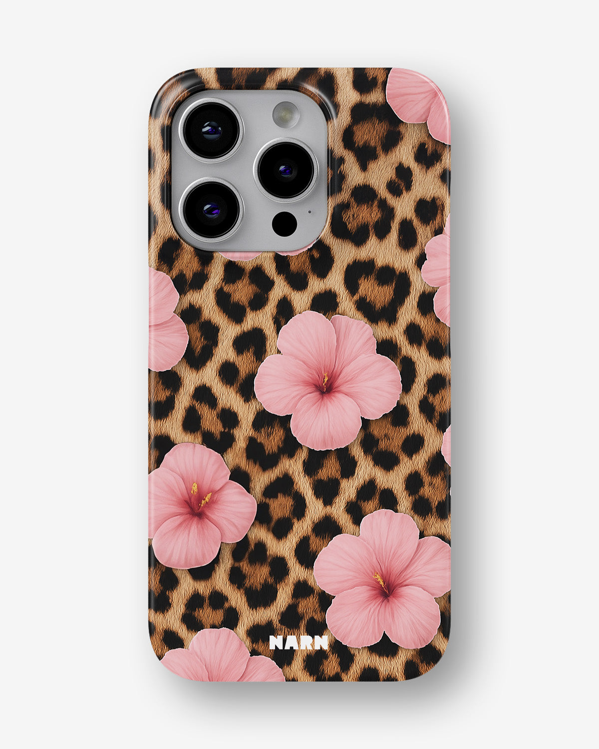 iPhone 14 Pro Max Slim Case - Leopard Flower - View 1