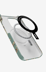 iPhone 14 Pro Max Slim Case - Paisley Green - View 2