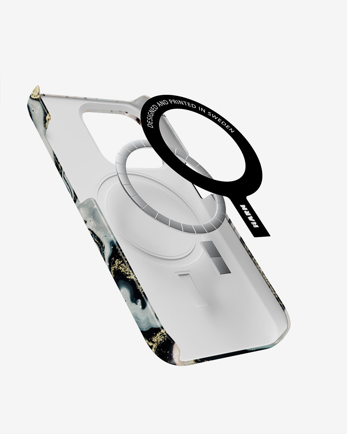 iPhone 14 Pro Max Slim Case - Golden Swirl - View 2