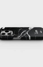 iPhone 14 Pro Max Slim Case - Custom - Black Marble - View 3