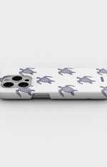 iPhone 14 Pro Max Slim Case - Blue Turtles - View 3