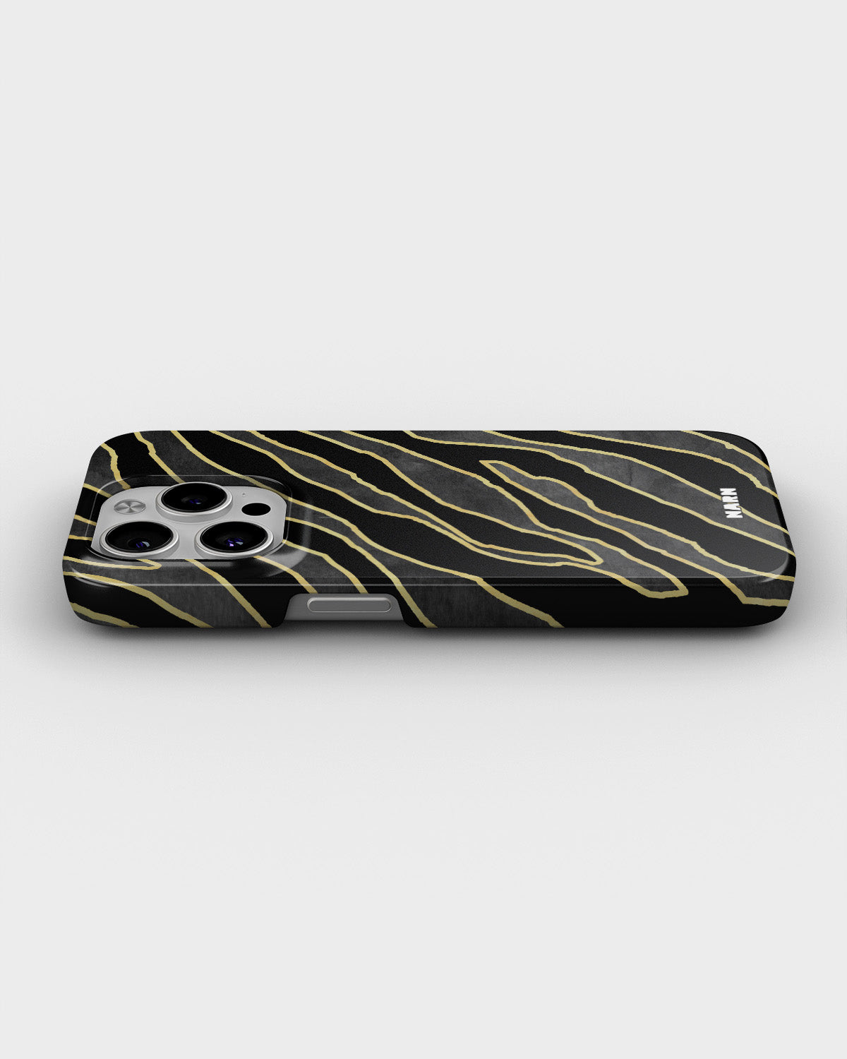 iPhone 14 Pro Max Slim Case - Golden Zebra - View 3