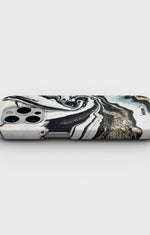 iPhone 14 Pro Max Slim Case - Golden Swirl - View 3