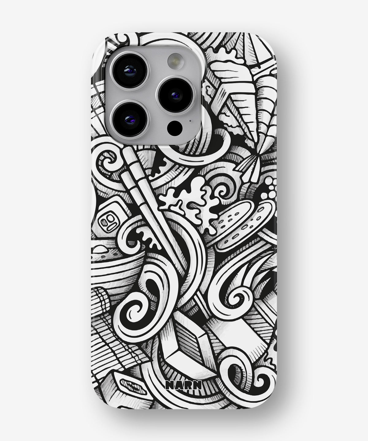 iPhone 14 Pro Slim Case - Japanese Pattern - View 1