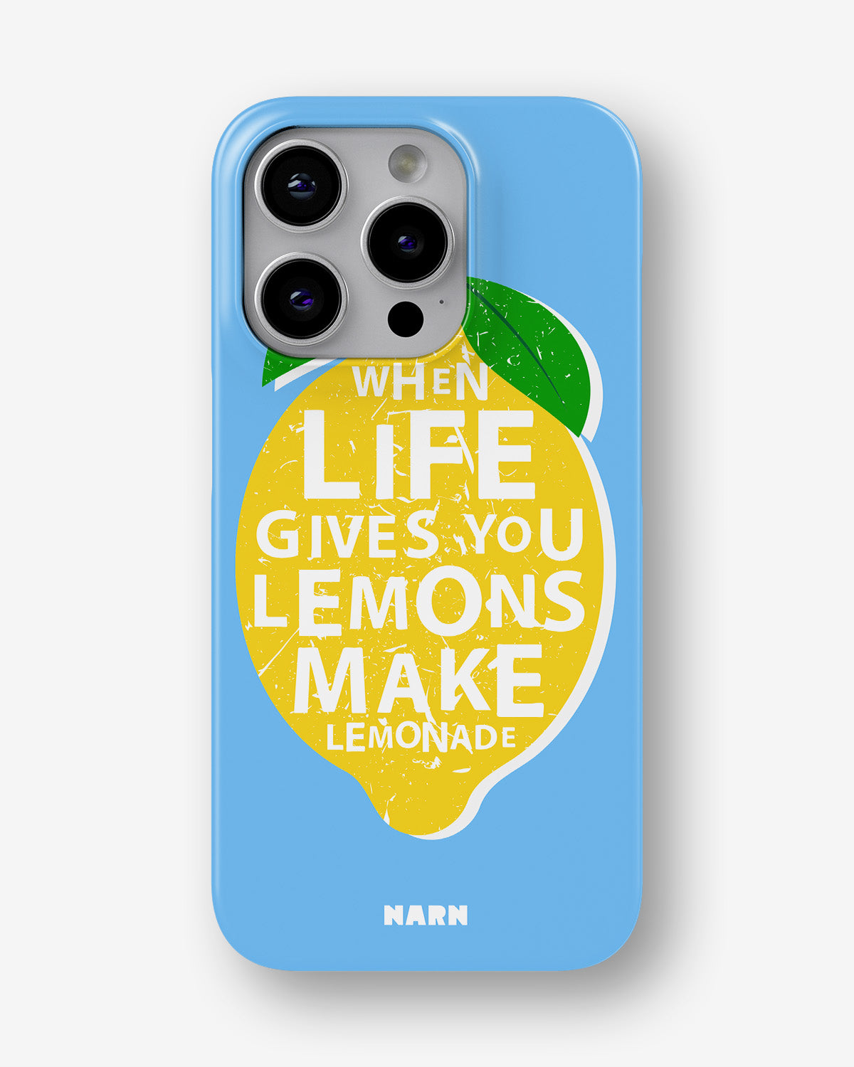 iPhone 14 Pro Slim Case - Lemon Quote - View 1