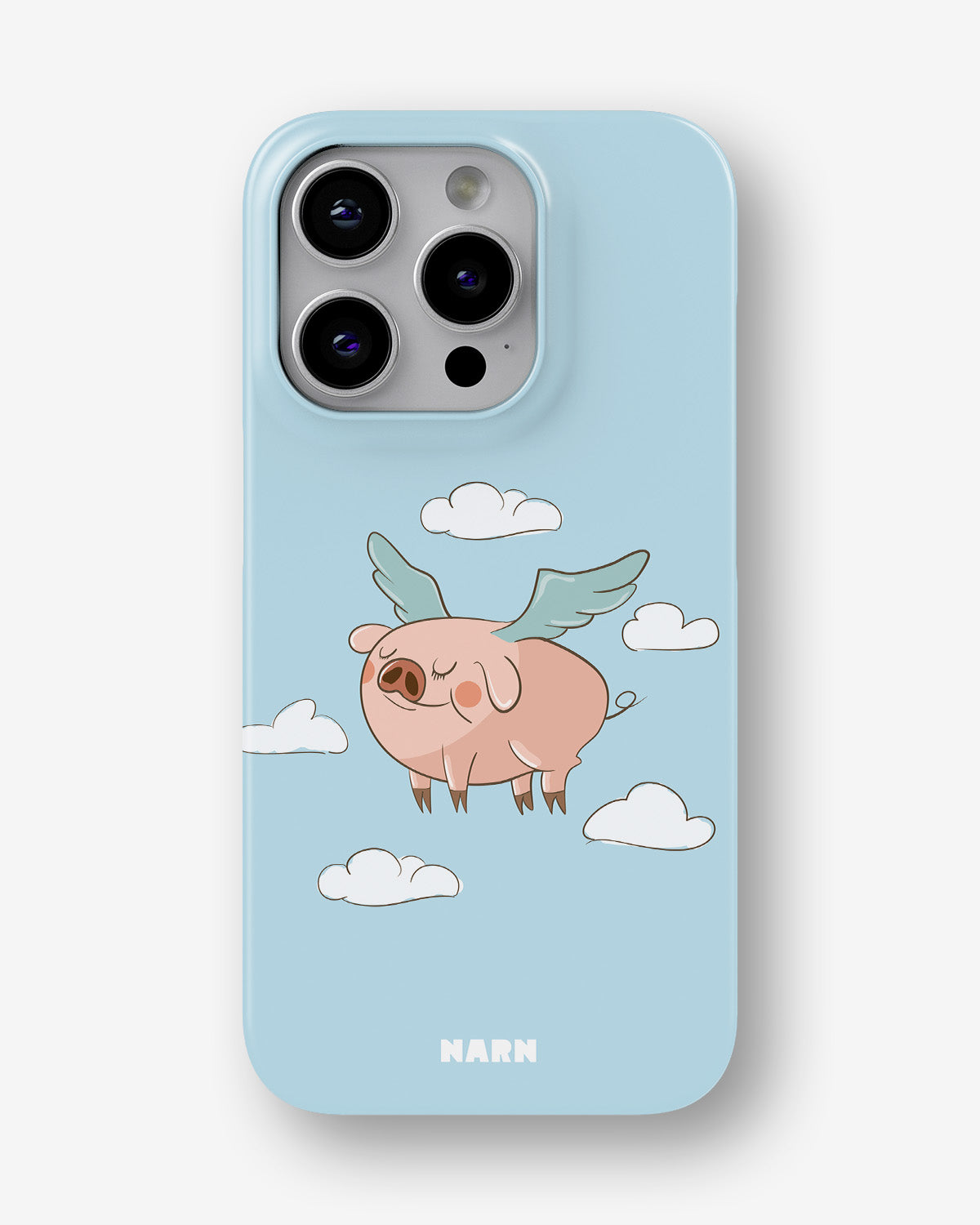 iPhone 14 Pro Slim Case - Dreamy Pig - View 1