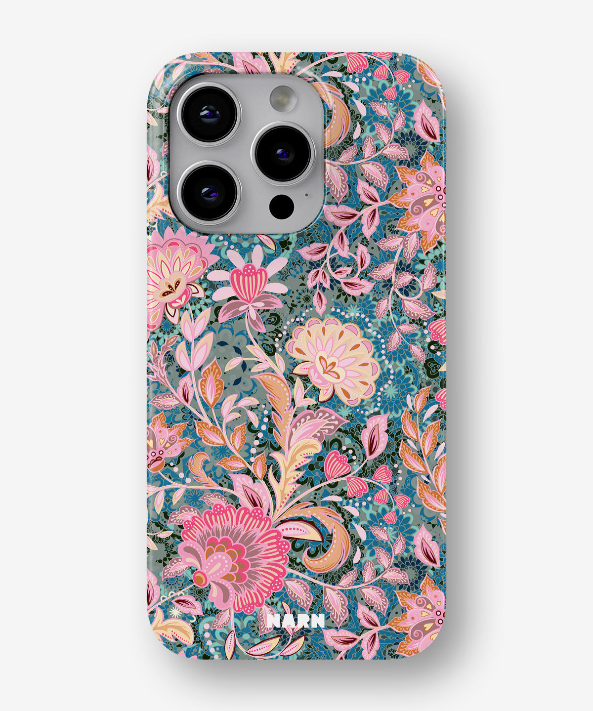 iPhone 14 Pro Slim Case - Fantasy Flowers - View 1