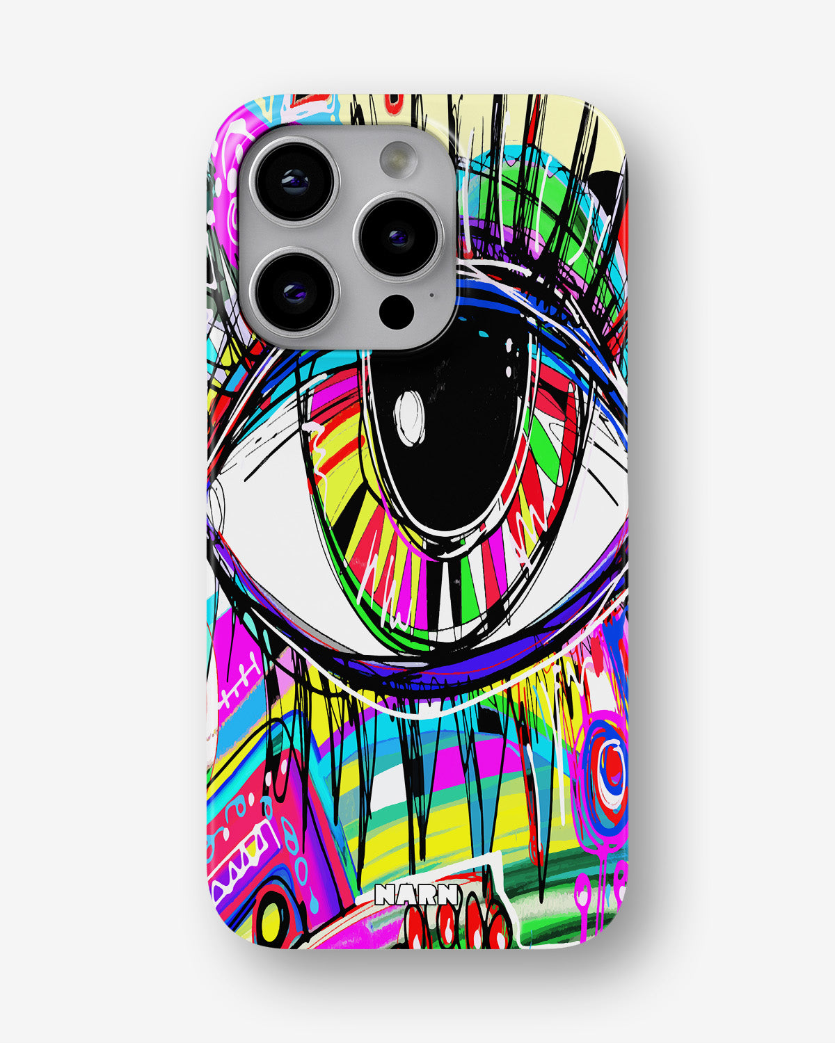 iPhone 14 Pro Slim Case - Abstract Eye - View 1