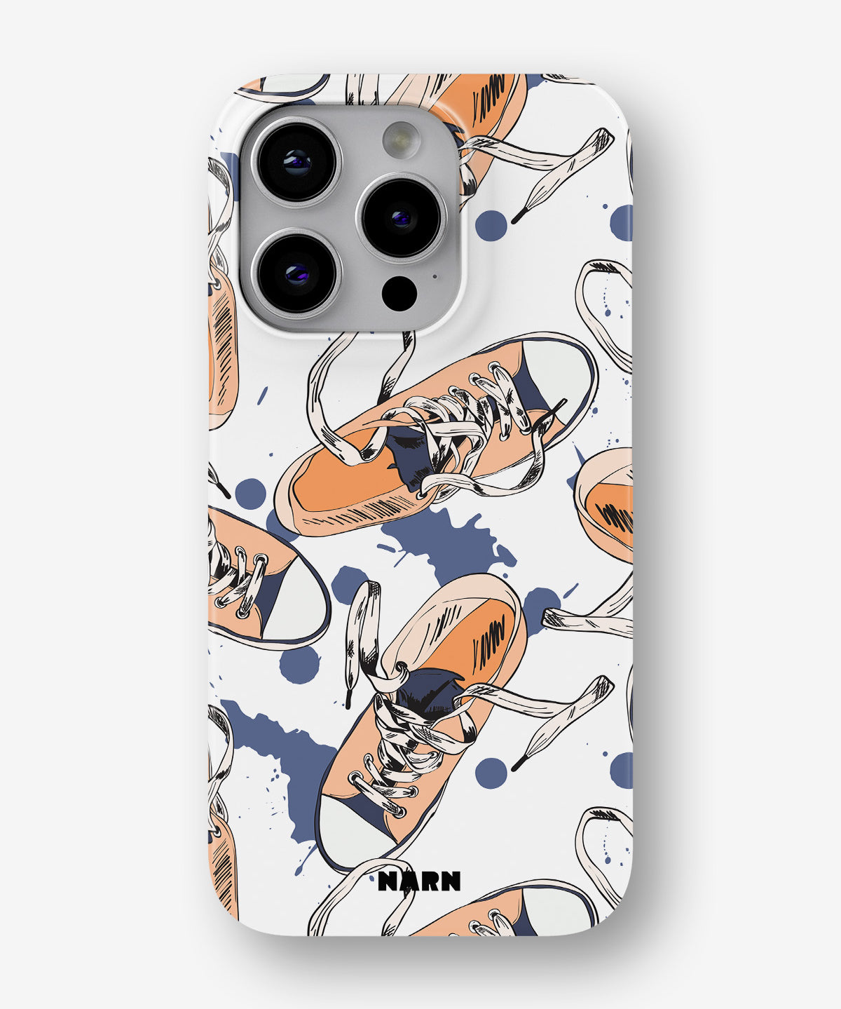 iPhone 14 Pro Slim Case - Apricot Sneakers - View 1