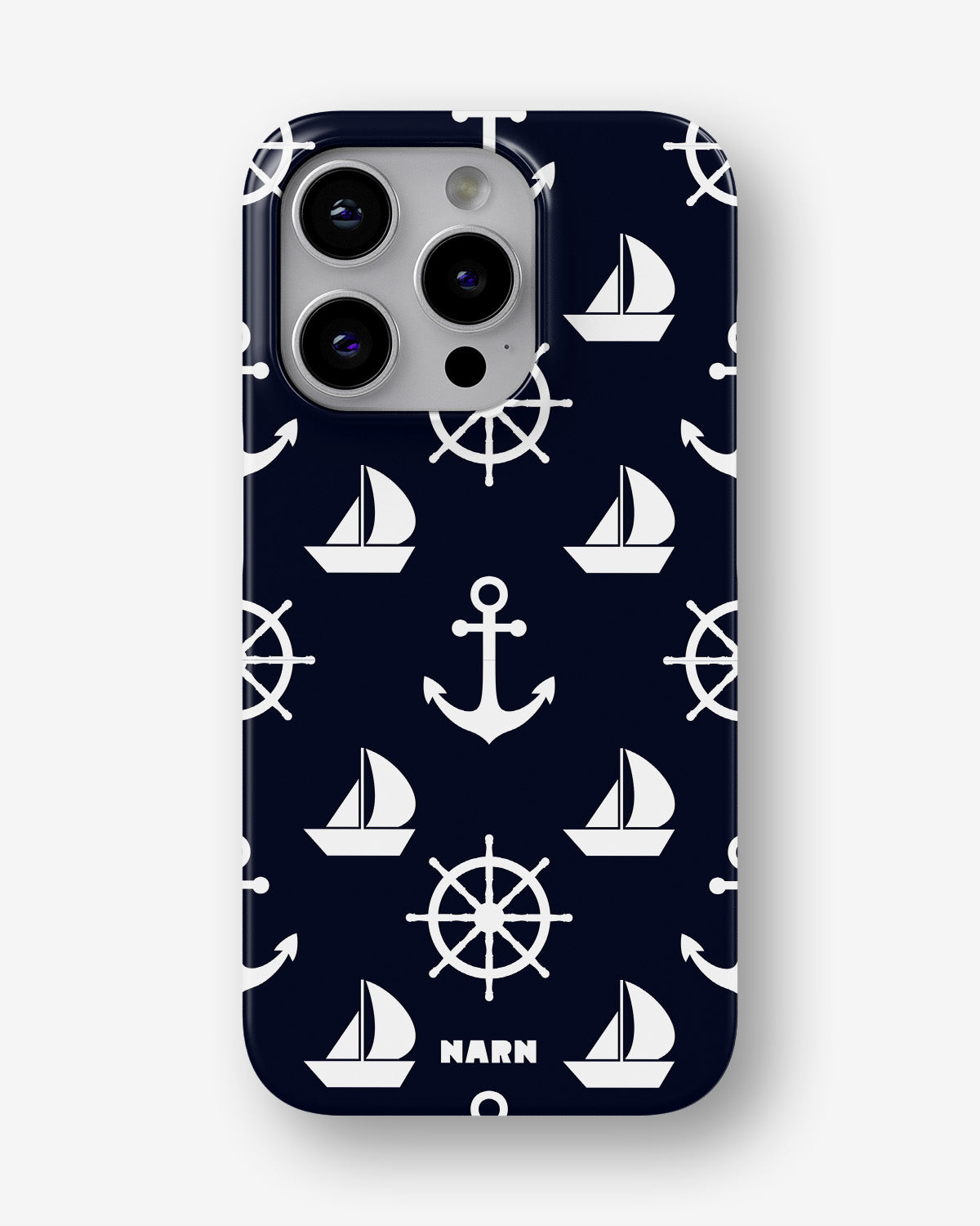 iPhone 14 Pro Slim Case - Deep Blue Voyage - View 1