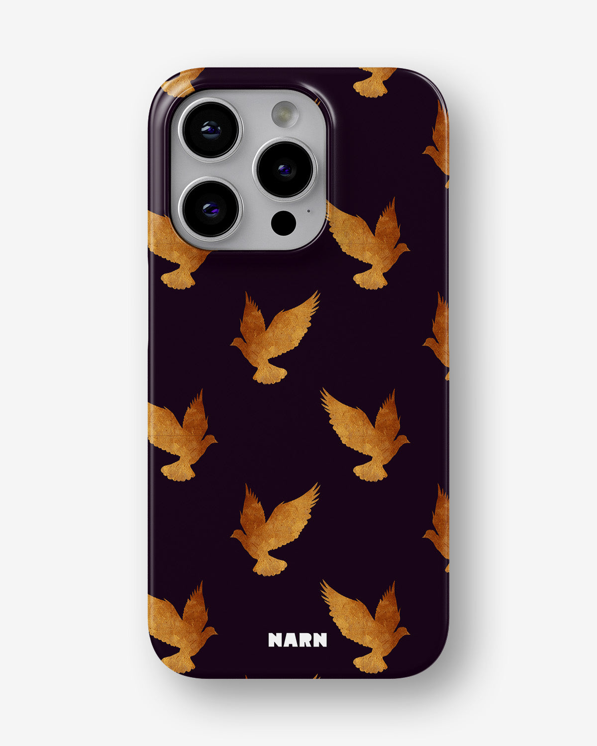 iPhone 14 Pro Slim Case - Royal Doves - View 1