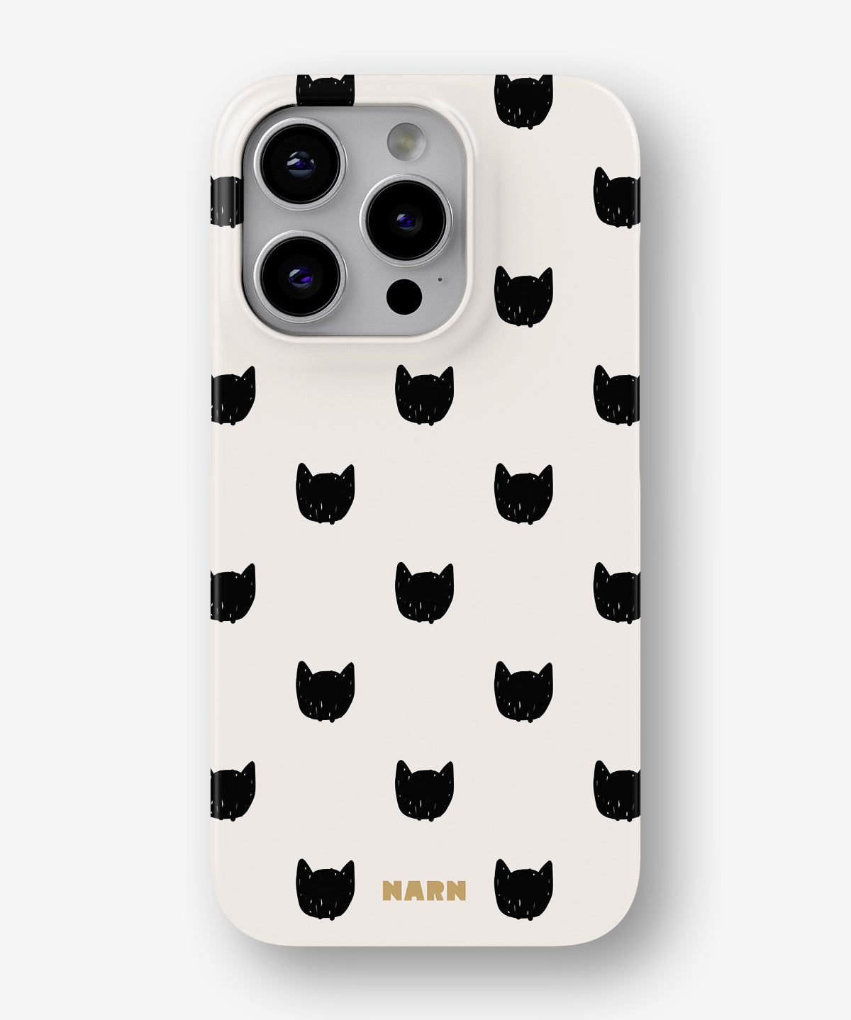 iPhone 14 Pro Slim Case - Kitty Dots - View 1