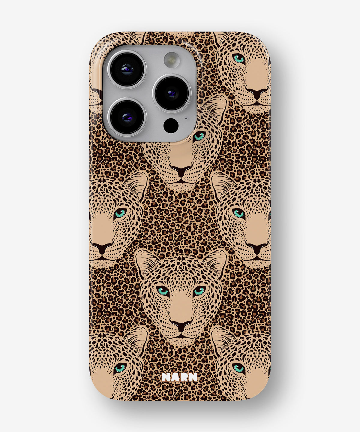 iPhone 14 Pro Slim Case - Leopard Gaze - View 1