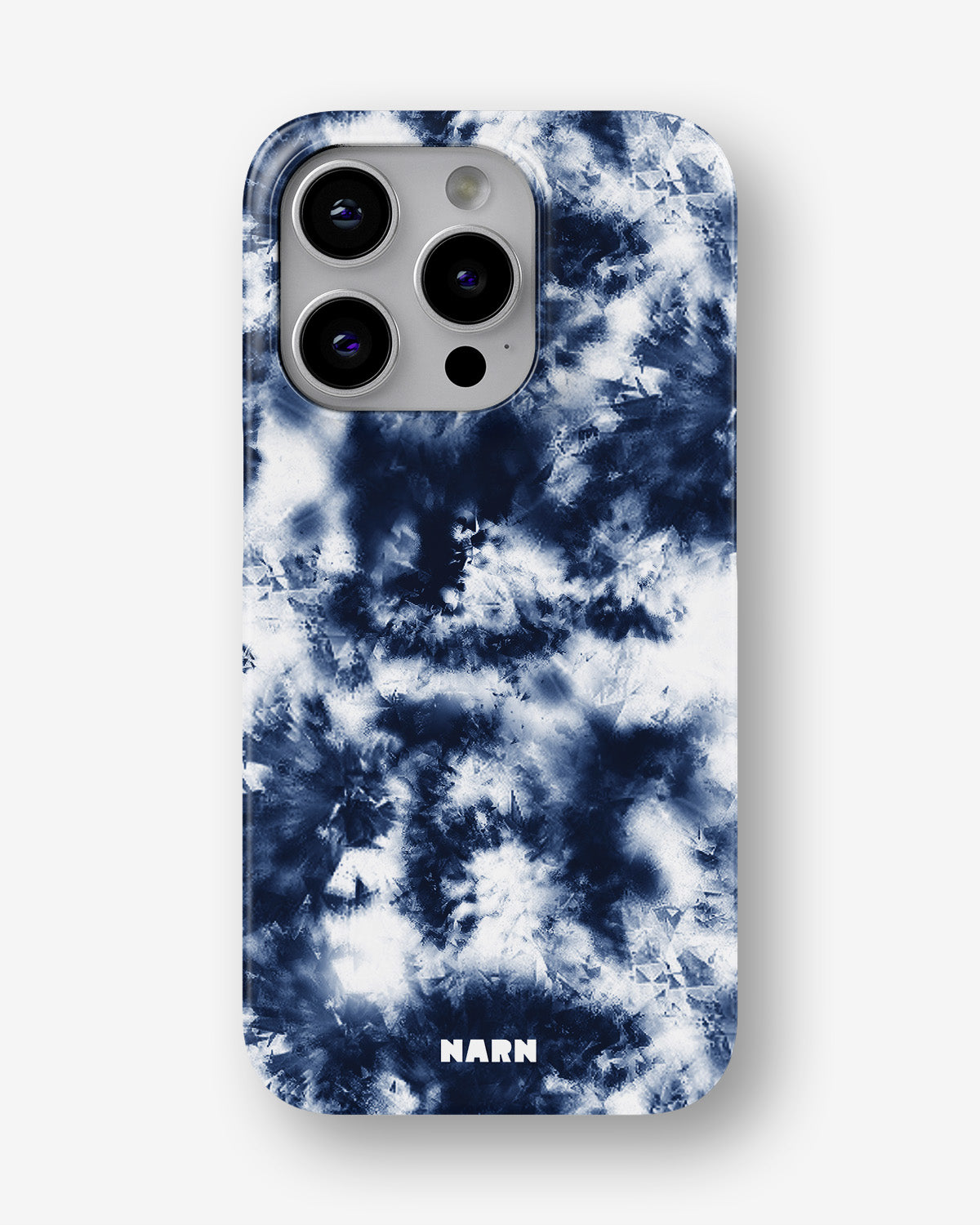 iPhone 14 Pro Slim Case - Tie Dye Blue - View 1
