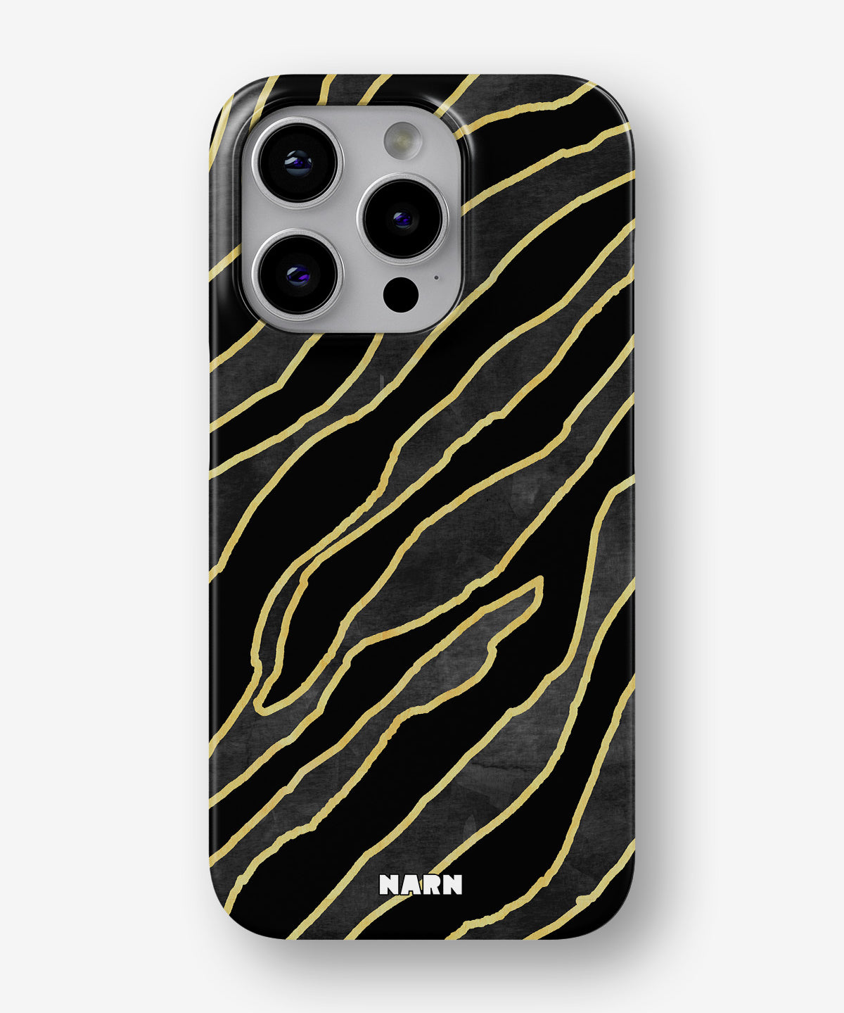 iPhone 14 Pro Slim Case - Golden Zebra - View 1