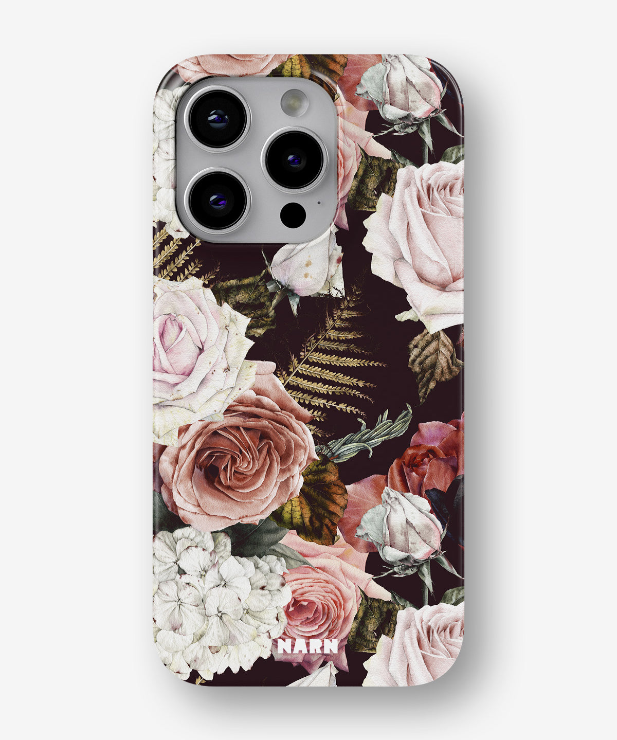iPhone 14 Pro Slim Case - Midnight Roses - View 1