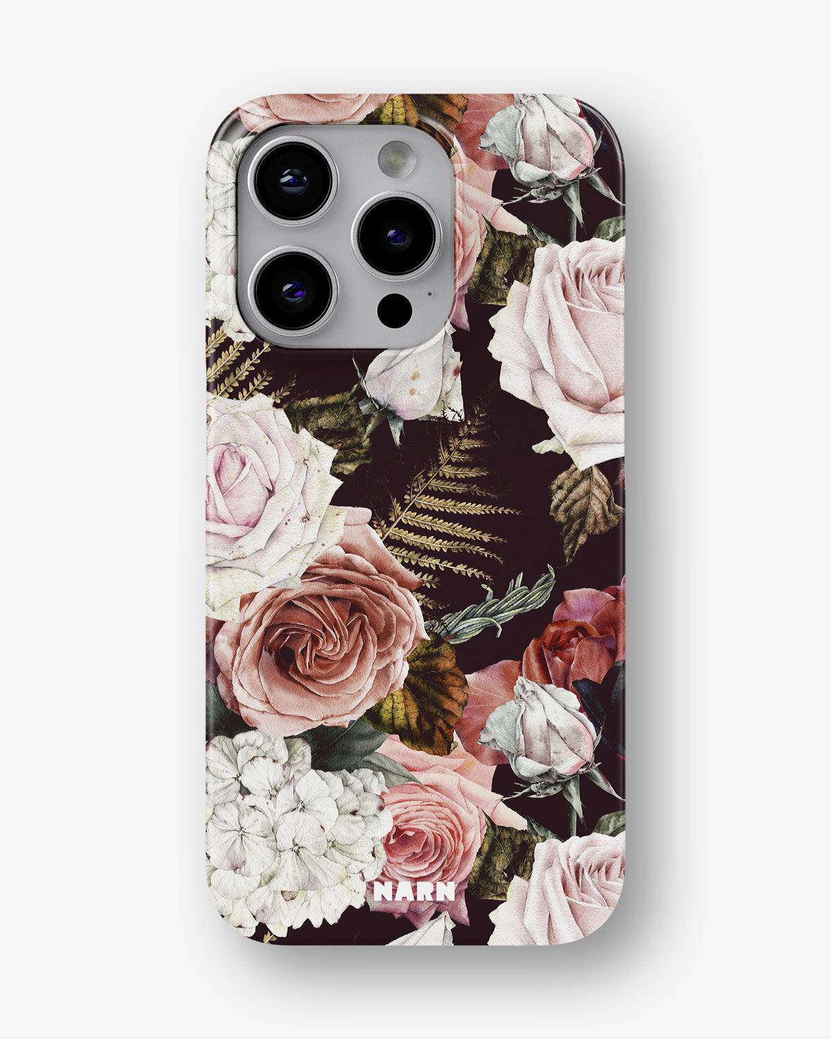 iPhone 14 Pro Slim Case - Midnight Roses - View 1