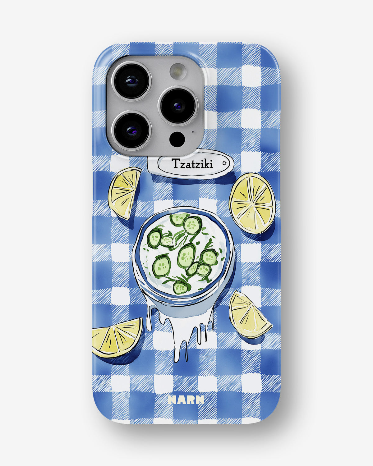 iPhone 14 Pro Slim Case - Tzatziki Time - View 1